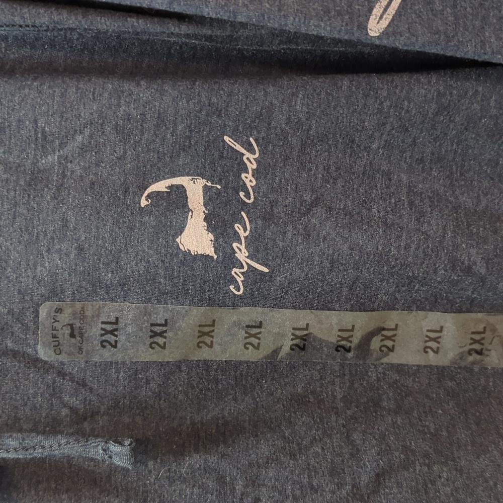 Cape Cod Navy Long Sleeve Women's Top - Picture 10 of 12